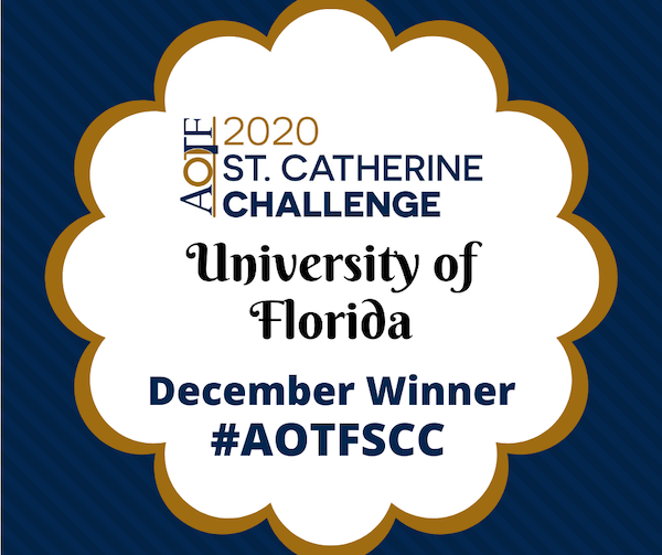 Congratulations to University of Florida for Raising the Most St. Catherines Challenge Funds in December